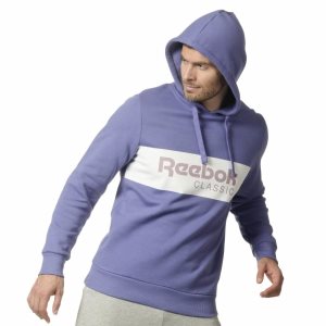 Reebok Classic R Unisex 'Over the Head' Kapuzenpullover Herren - Grau/Weiß - DE 621-AGX